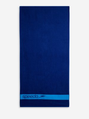 Полотенце махровое Border Towel, 140 х 70 см, Синий Speedo. Цвет: синий