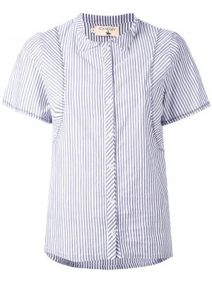 Полосатая рубашка Cotélac. Цвет: серый