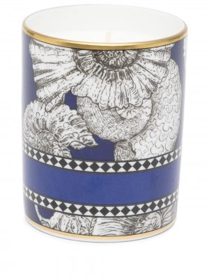 Свеча с принтом GINORI 1735. Цвет: синий