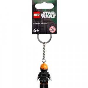 Брелок серия Лего Star Wars ( Звездные Войны ) - Персонаж Фенек Шанд, черный LEGO. Цвет: черный/красный