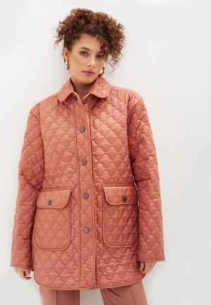 Куртка утепленная Noele Boutique Stitch. Цвет: бежевый