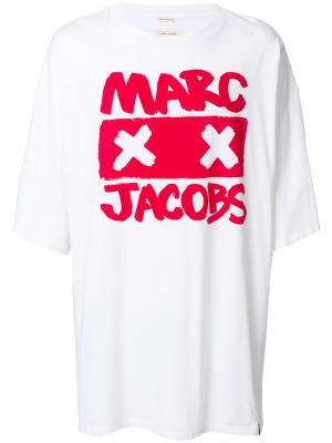 Удлиненная футболка Marc Jacobs. Цвет: белый