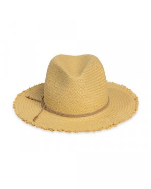 Классическая дорожная шляпа с бахромой , цвет Tan/Beige Hat Attack