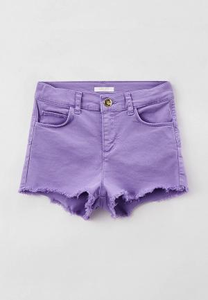 Шорты джинсовые Liu Jo. Цвет: фиолетовый