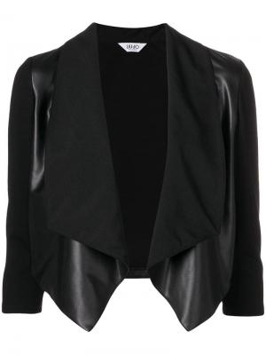 Укороченный пиджак Liu Jo. Цвет: черный