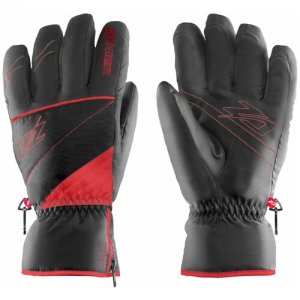 Перчатки , черный, красный Zanier. Цвет: черный