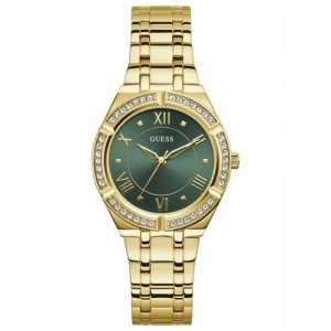 Наручные часы Sport GW0033L8, золотой, зеленый GUESS. Цвет: зеленый