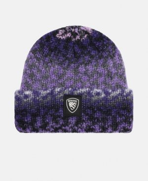 Вязаная шапка , фиолетовый Blauer USA