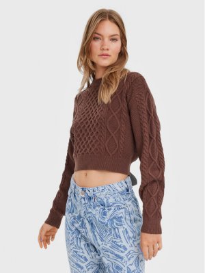 Пуловер свободного кроя , коричневый Vero Moda