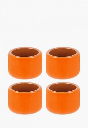 Набор форм для выпечки Elan Gallery 0,1 л 6,5х6,5х5 см TerraCotta. Цвет: оранжевый
