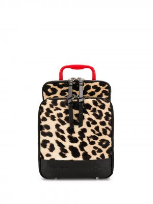 Рюкзак с леопардовым принтом Marc Jacobs. Цвет: черный