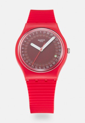 Часы , красный Swatch
