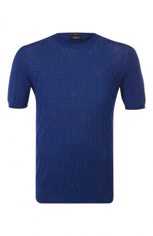 Хлопковая футболка Svevo. Цвет: синий