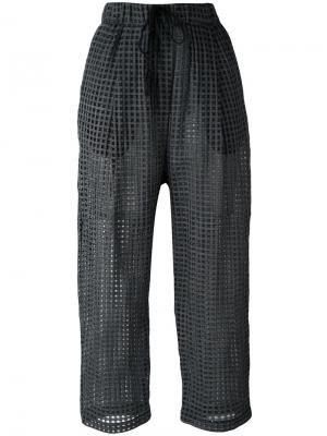 Укороченные брюки Pae Damir Doma. Цвет: чёрный