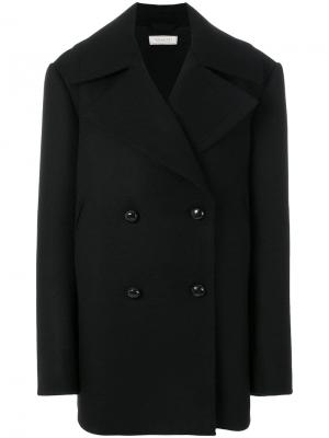 Пальто в стиле оверсайз Nina Ricci. Цвет: черный
