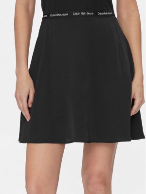 Мини-юбка стандартного кроя , черный Calvin Klein