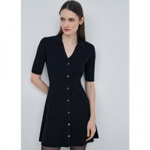 Платье OSTIN, размер 44, черный O'STIN. Цвет: черный