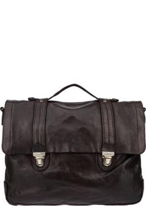 Кожаная сумка-рюкзак коричневого цвета Campomaggi. Цвет: коричневый
