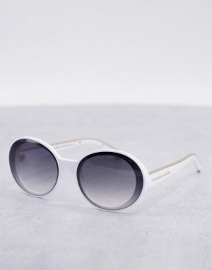 Круглые солнцезащитные очки 451/S-Белый Marc Jacobs