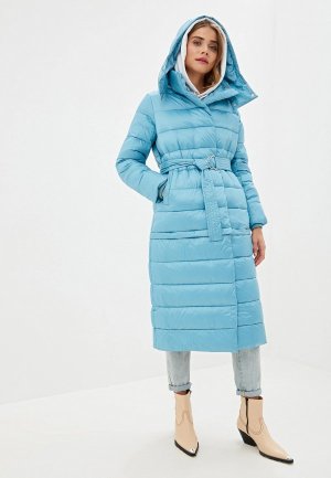 Куртка утепленная Odri Mio. Цвет: голубой