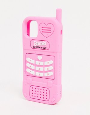 Розовый силиконовый чехол для iPhone XR/11 Barbie-Розовый цвет Skinnydip