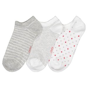 Комплект из трех пар носков LA REDOUTE COLLECTIONS. Цвет: белый