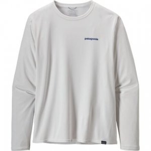 Рубашка Cap Cool Daily с длинными рукавами и рисунком – Water Мужская , цвет Boardshort Logo: White Patagonia