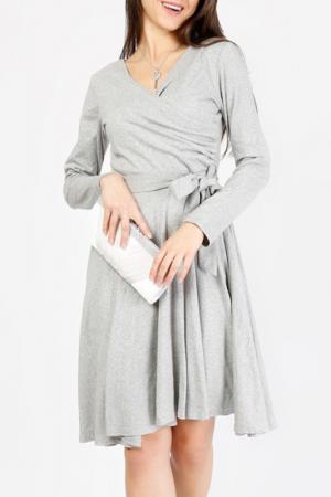 Платье LESARA. Цвет: серый