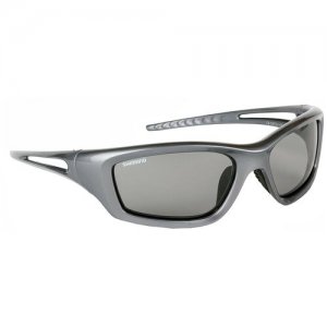Солнцезащитные очки , серый, черный SHIMANO. Цвет: серый
