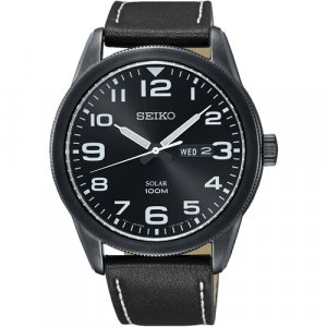 Наручные часы SNE477P1S, черный SEIKO. Цвет: черный