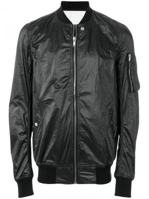 Классическая куртка-бомбер Rick Owens DRKSHDW. Цвет: черный