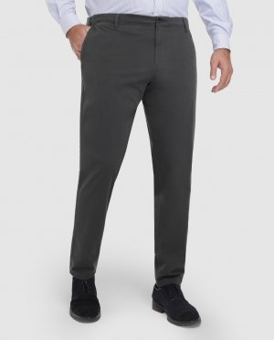 Мужские брюки чинос Smart 360 серого цвета, большие размеры, серый DOCKERS. Цвет: серый