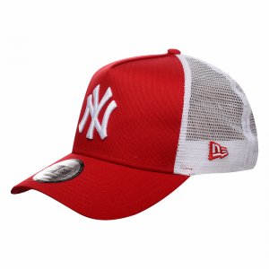 Мужская кепка Clean Trucker 2 New York Yankees Era. Цвет: красный
