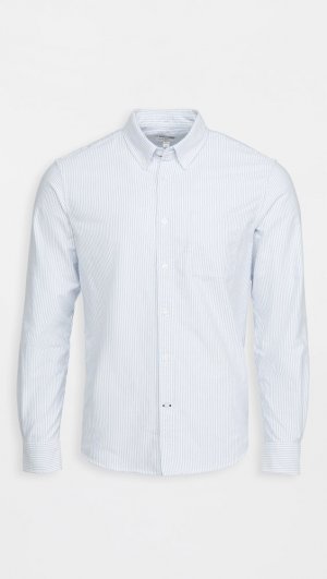 Рубашка Long Sleeve Stripe Oxford, синий Club Monaco