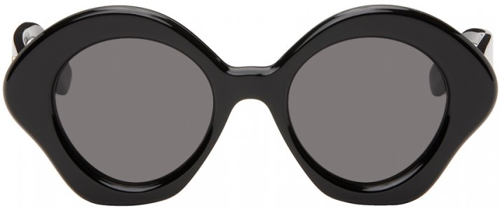 Черные солнцезащитные очки с бантом Loewe