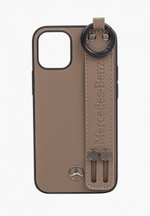 Чехол для iPhone Mercedes-Benz 12 mini (5.4). Цвет: коричневый