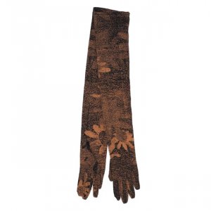 Перчатки и варежки Mm6 Maison Margiela. Цвет: коричневый