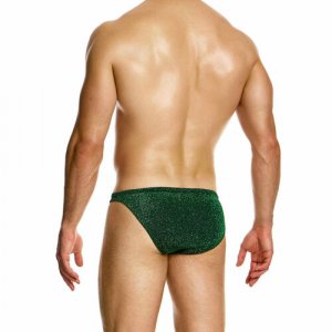 Трусы Glitter Low Cut Brief, размер M, зеленый MODUS VIVENDI. Цвет: зеленый/green