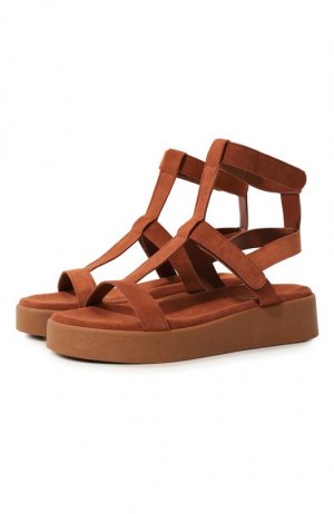 Кожаные сандалии Efrosini Ancient Greek Sandals. Цвет: коричневый