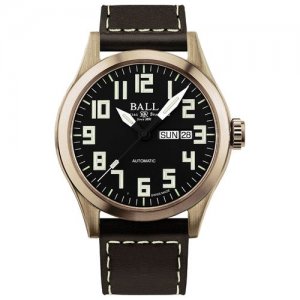 Наручные часы NM2186C-L3J-BK BALL. Цвет: коричневый