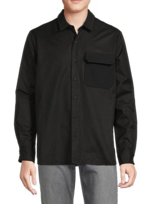 Куртка-рубашка с карманами и клапанами Pello Rta, черный RtA