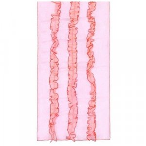 Шарф , натуральный шелк, 160х45 см, one size, розовый Basile. Цвет: розовый