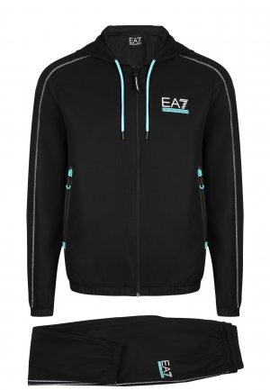 Спортивный костюм EA7. Цвет: черный