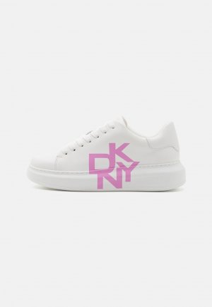 Кроссовки низкие KEIRA LACE UP , цвет bright white/lilac DKNY