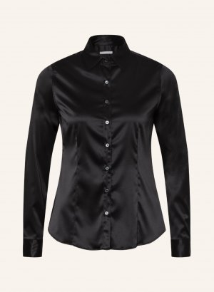 Блуза рубашка AGATA aus Satin, черный ROBERT FRIEDMAN