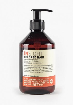 Шампунь Insight для окрашенных волос Colored Hair, 400 мл. Цвет: коричневый