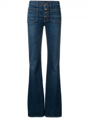Расклешенные джинсы Saint Laurent. Цвет: синий