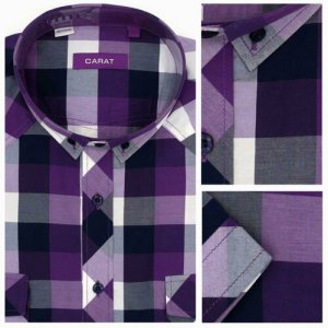 Рубашка , размер XL, фиолетовый Carat. Цвет: фиолетовый