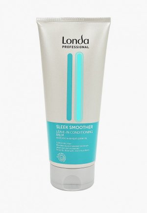 Бальзам для волос Londa Professional Бальзам-кондиционер SLEEK SMOOTHER гладкости несмываемый, 200 мл. Цвет: прозрачный