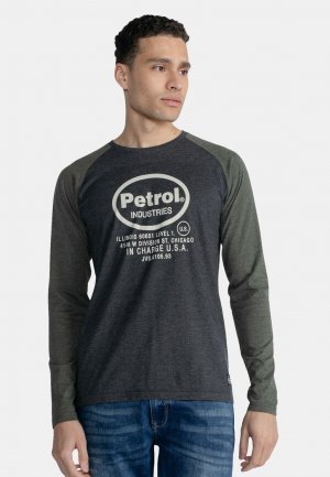 Рубашка с длинными рукавами MIT RUNDHALS UND LOGO , цвет grau Petrol Industries